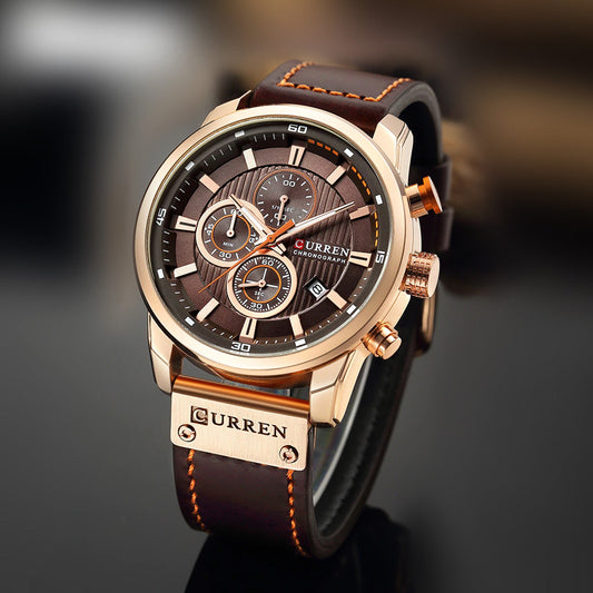 Reloj Exclusivo de Cuero Curren 47mm (Modelo2024)